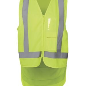 6DNDV_EX_01 JB's HV ZIP DROP TAIL H PATTERN (D+N) VEST LIME -2XS