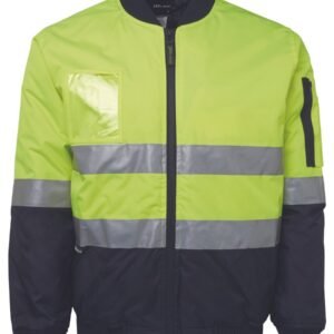 6DNFJ_EN_01 JB's HV (D+N) FLYING JACKET LIME/NAVY-2XS