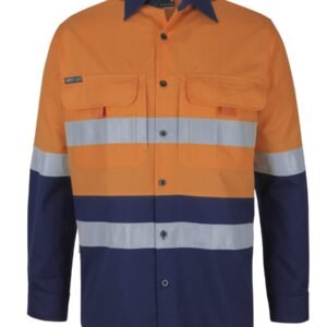 6DNRL_ON_01 JB's HV (D+N) L/S RIPSTOP FISHING SHIRT