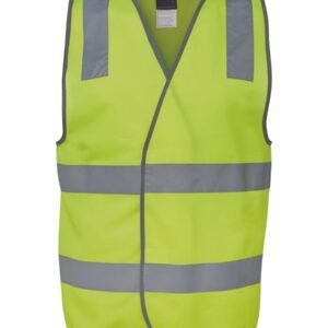 6DNSV_E_01 JB's HV (D+N) SAFETY VEST LIME -2XS