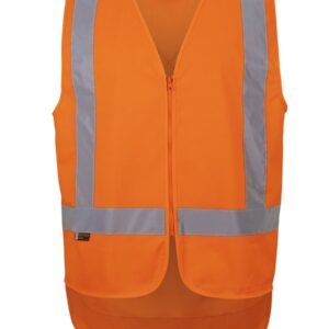 6DVQV_OX_01 JB's NSW/QLD RAIL (D+N) ZIP X-BACK SAFETY VEST