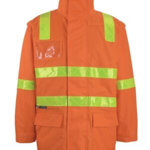 6DVRL_OX_01 JB's VIC ROAD (D+N) ZIP OFF SLEEVE L/LINE JACKET ORANGE-2XS