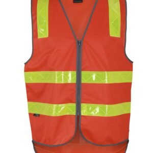6DVRV_OX_01 JB's VIC ROAD (D+N) ZIP SAFETY VEST