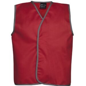 6HFU_CX_01 JB's KIDS COLOURED TRICOT VEST RED - 0-02