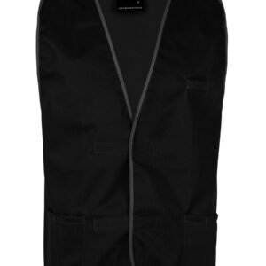 6HFV_BX_01 JB's COLOURED TRICOT VEST BLACK -S