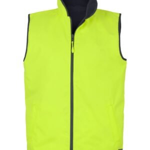 6HRV_EN_01 JB's HV 4602.1 REVERSIBLE VEST LIME/NAVY-2XS