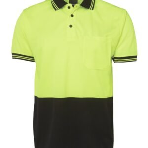 6HVPS_EB_01 JB's HV S/S TRAD POLO LIME/BLACK-S