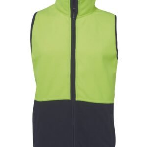 6HVPV_EN_01 JB's HV POLAR VEST LIME/NAVY -2XS