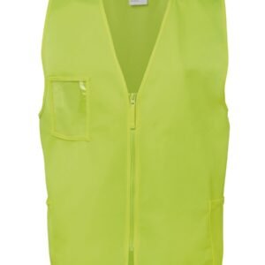 6HVSZ_E_01 JB's HV ZIP SAFETY VEST
