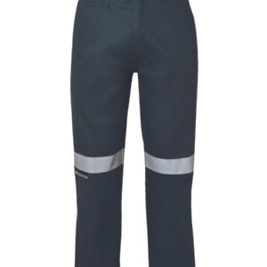 JB's M/RISED WORK TROUSER WITH REFLECTIVE TAPE GREEN -67R