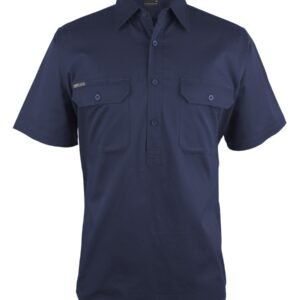 6WKCF_NX_01 JB's CLOSE FRONT S/S 150G WORK SHIRT