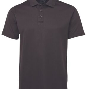 PODIUM COTTON BACK YARDAGE POLO GUNMETAL-S