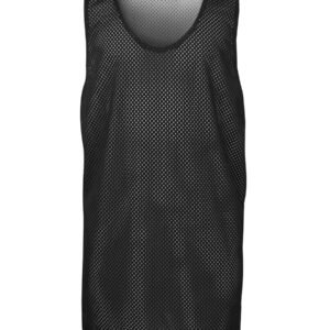 PODIUM KIDS REVERSIBLE TRAINING SINGLET BLACK/WHITE-06