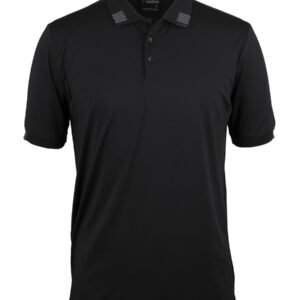 PODIUM 4 STRIPE S/S STRETCH POLO