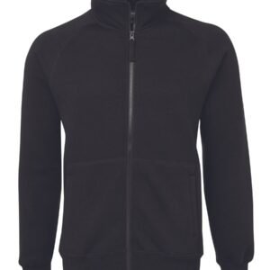 S3FF_B_01 C of C FULL ZIP FLEECY BLACK -2XS