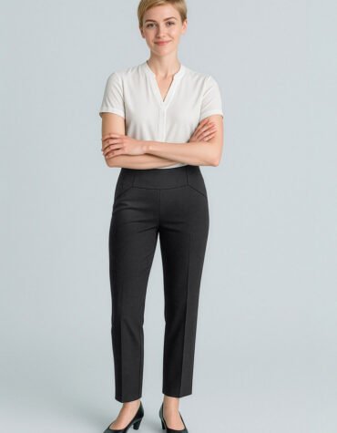 10121 - Womens Cool Stretch Bandless Slim Leg Pant