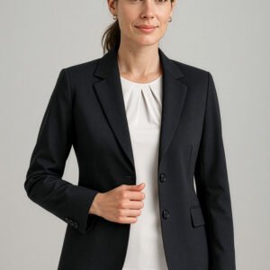 64012 - Womens Comfort Wool Stretch Longline Jacket