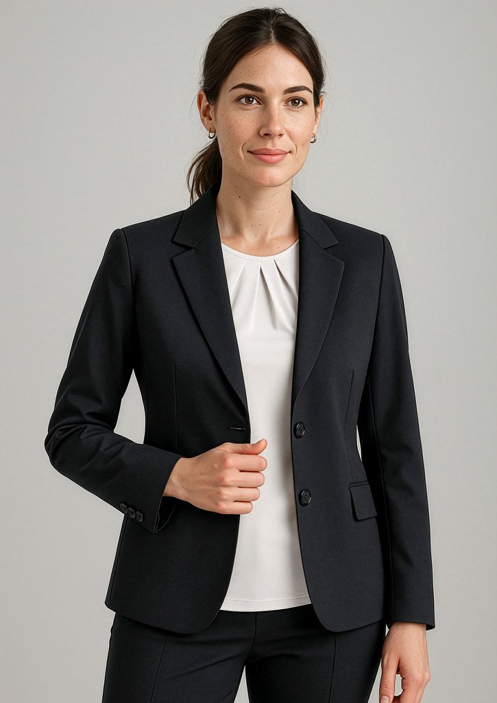 64012 - Womens Comfort Wool Stretch Longline Jacket
