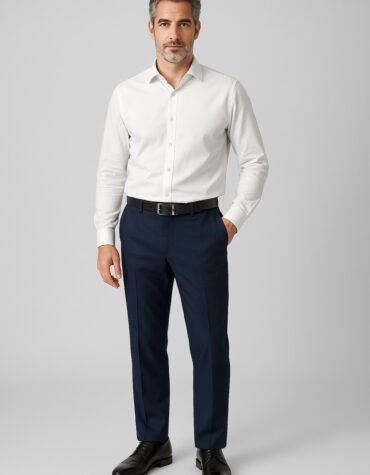 74014_Talent_Navy_R 74014 - Mens Comfort Wool Stretch Adjustable Waist Pant