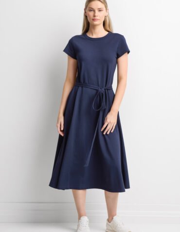 BBS2605L_Talent_Navy_01_Pj4l9ju BBS2605L - Womens Grace T-Shirt Midi Dress