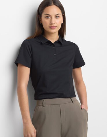 BP2616LS_Talent_Black_02_rSsT006 BP2616LS - Womens Venture Short Sleeve Polo