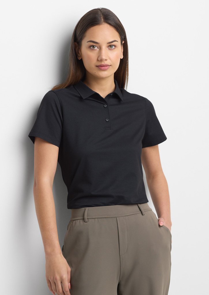 BP2616LS_Talent_Black_02_rSsT006 BP2616LS - Womens Venture Short Sleeve Polo