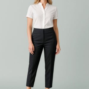 RGP406L_Talent_PencilBlack_01_BbFgLJi RGP406L - Womens Renew 7/8 Mid-Waist Slim Leg Pant