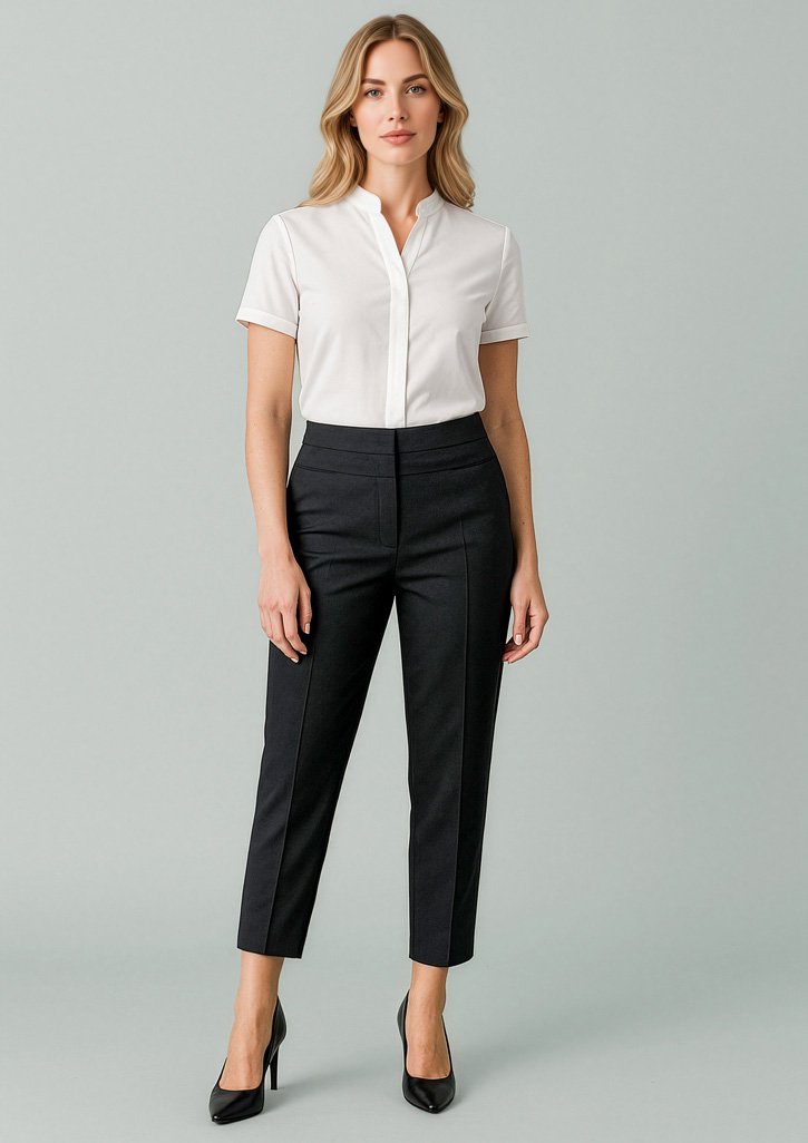 RGP406L - Womens Renew 7/8 Mid-Waist Slim Leg Pant