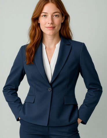 RJ401L - Womens Renew Single Button Mid Length Jacket