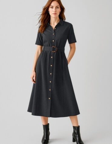 RO571LS - Womens Adele Midi Dress