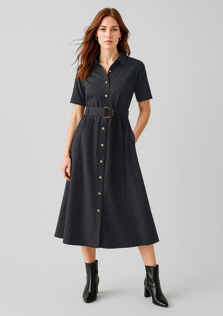 RO571LS - Womens Adele Midi Dress