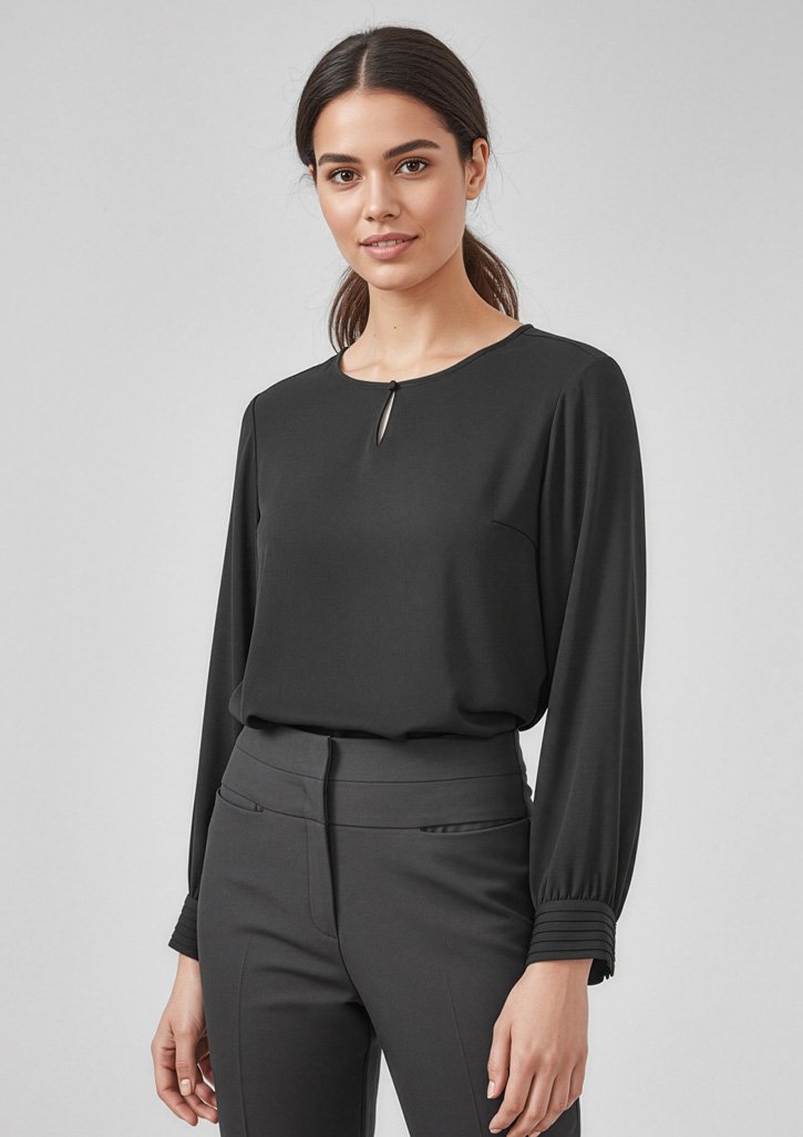 RU569LL - Womens Evelyn Long Sleeve Blouse