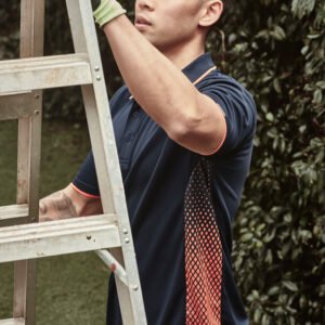 ZH165_Talent_Navy_Orange_01_tciDTc7 ZH165 - Mens Spark Short Sleeve Polo