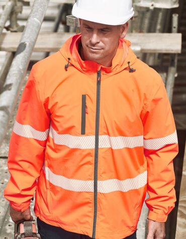 ZJ560_Talent_Orange_01_kXVYbb2 ZJ560 - Unisex Super Light Segmented Tape Packable Rain Jacket