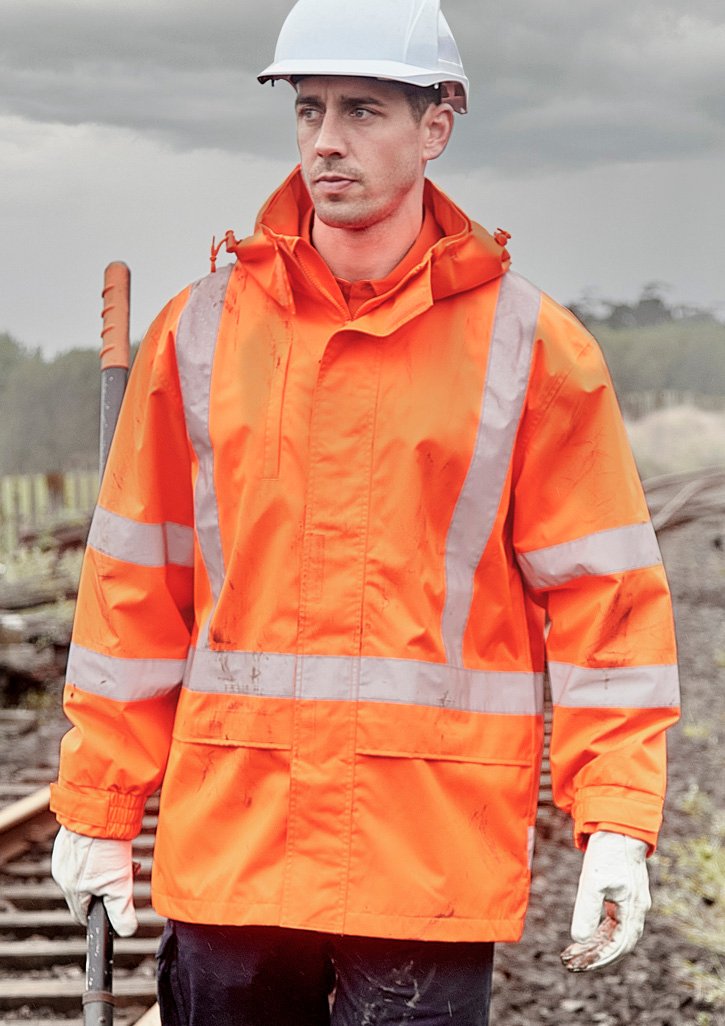 ZJ657-NZ - Mens TTMC-W23 Hi Vis X Back Ultralite Waterproof Jacket