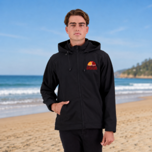 09353283-d8f2-4061-8cb6-193e35785ce9 East End – Black SoftShell Hoodie Jacket