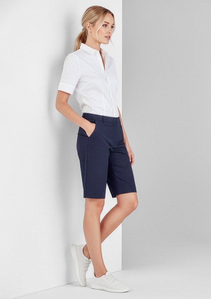 CL957LS - Comfort Waist Womens Cargo Short