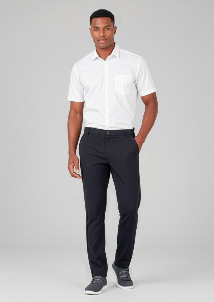 CL958ML - Comfort Waist Mens Flat Front Pant
