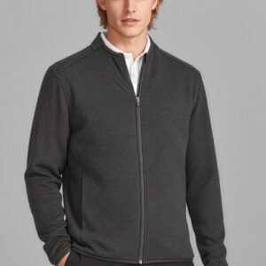 CO342MJ_Talent_BlackMarle_01_BMaFvzJ CO342MJ - Nova Mens Zip Front Jumper