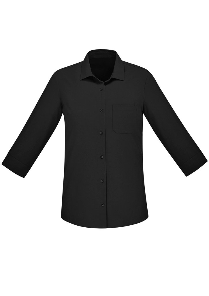 CS951LT - Florence Womens Plain 3/4 Sleeve Shirt