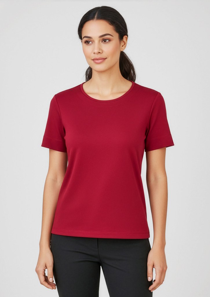 CS952LS - Marley Womens Short Sleeve Jersey Top