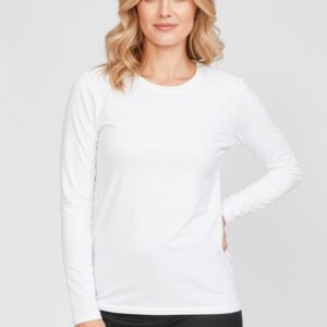 CT247LL_Talent_White_01_lMzAfsQ CT247LL - Performance Womens Long Sleeve Tee
