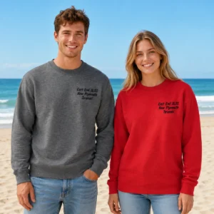 smiling_couple_by_the_seaside_woocommerce_1200 East End – Supporter Crew Neck Sweat - Adult