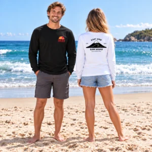 east-end-adult-front-back-surf-squad-mockup-1200 East End – Surf Squad - Adult - Long sleeved Tee