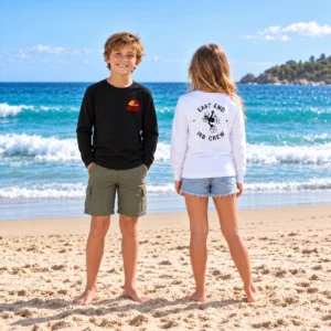 east-end-youth-front-back-irb-crew-combined-1200 (1) East End – IRB - Youth - Long sleeved Tee