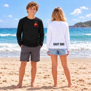 east-end-youth-front-back-long-sleeve-mockup-1200 East End – Youth - Long sleeved Tee