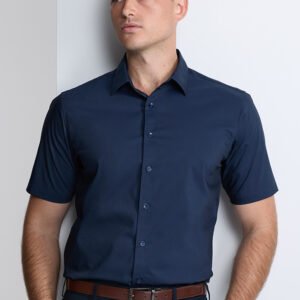 S635M_Talent_Navy_01 S635M - Fitzroy Mens Classic Fit Short Sleeve Shirt