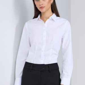 S639W_Talent_White_01 S639W - Lexington Womens Long Sleeve Shirt